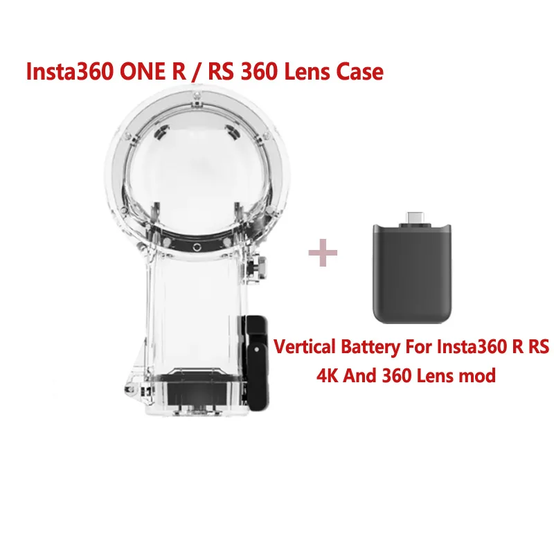 Base batteria verticale Insta360 ONE R RS originale per accessori per fotocamere sportive panoramiche Insta 360 RS 4K