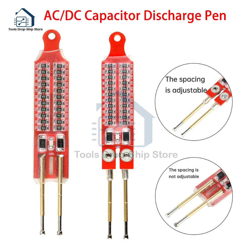 AC/DC Kondensator Entladung Stift Schnelle Entladung 2200 UF Kondensator Entladung Werkzeuge Hochspannung Konstantstrom Anti Strom schock