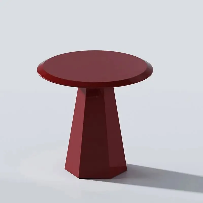 Simple style living room corner round table coffee side table family hotel room