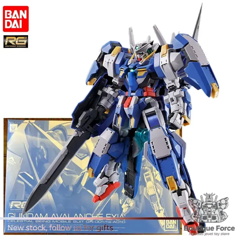 

BANDAI PB LIMITED RG 1/144 GN-001/hs-A01D Gundam Avalanche EXIA Anime Action Figure Assembly Model Collection Toy