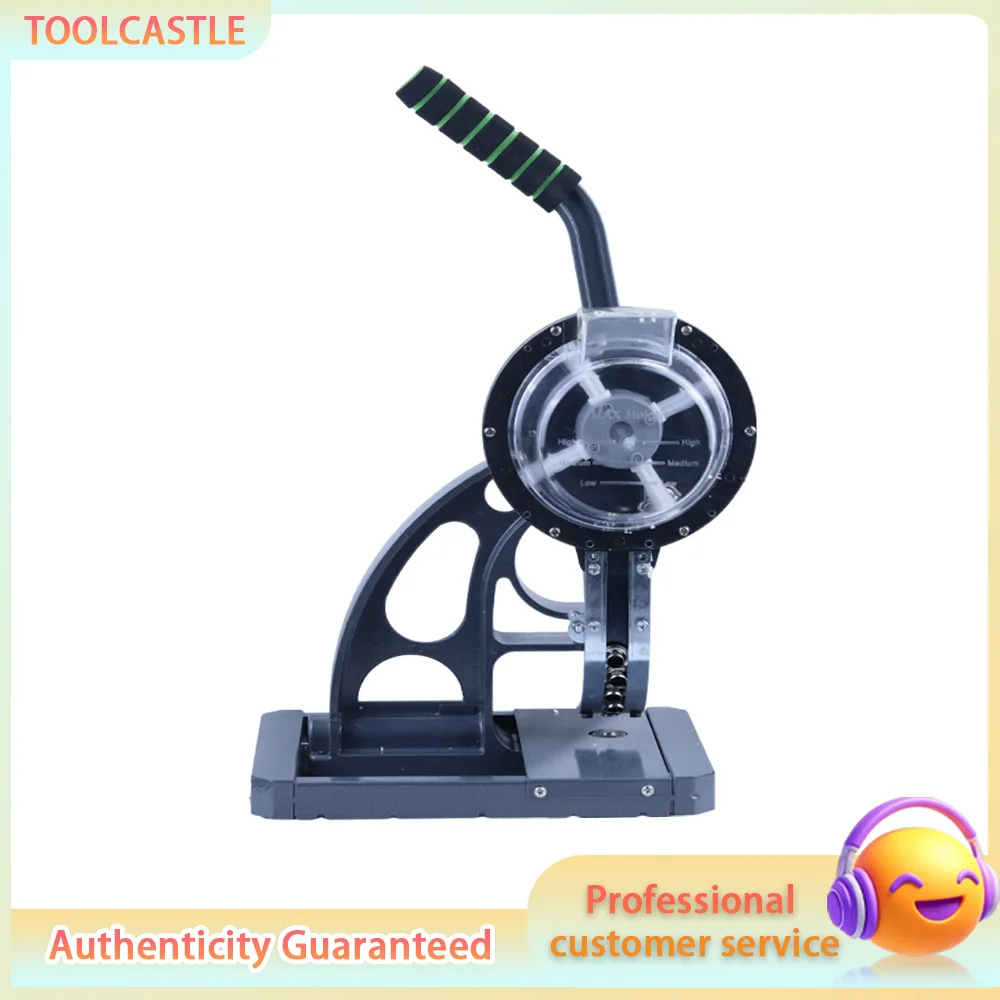 Semi-Automatic Grommet Machine 12mm, Manual Eyelet Press for Banner Fabric Leather Cloth, Hand Punching Press Machine