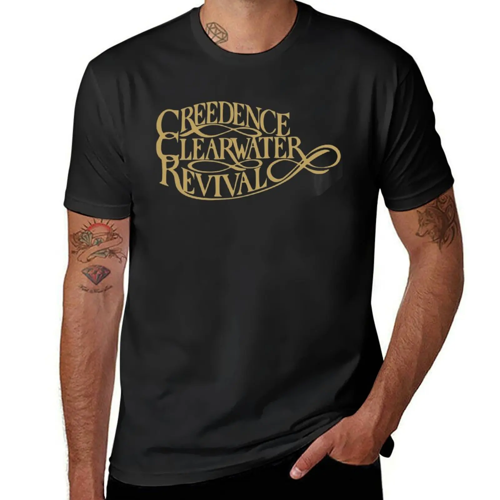 Creedence Clearwater Revival Essential T-shirt Plus Sizes Aesthetic Clothing Mens T Shirt Graphic