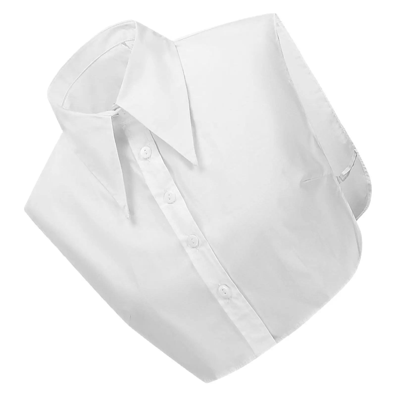 Fake Detachable Collar for Women Cotton Material Elegant Minimalist Collar Attachment for Collarless Tops Dresses Sweaters
