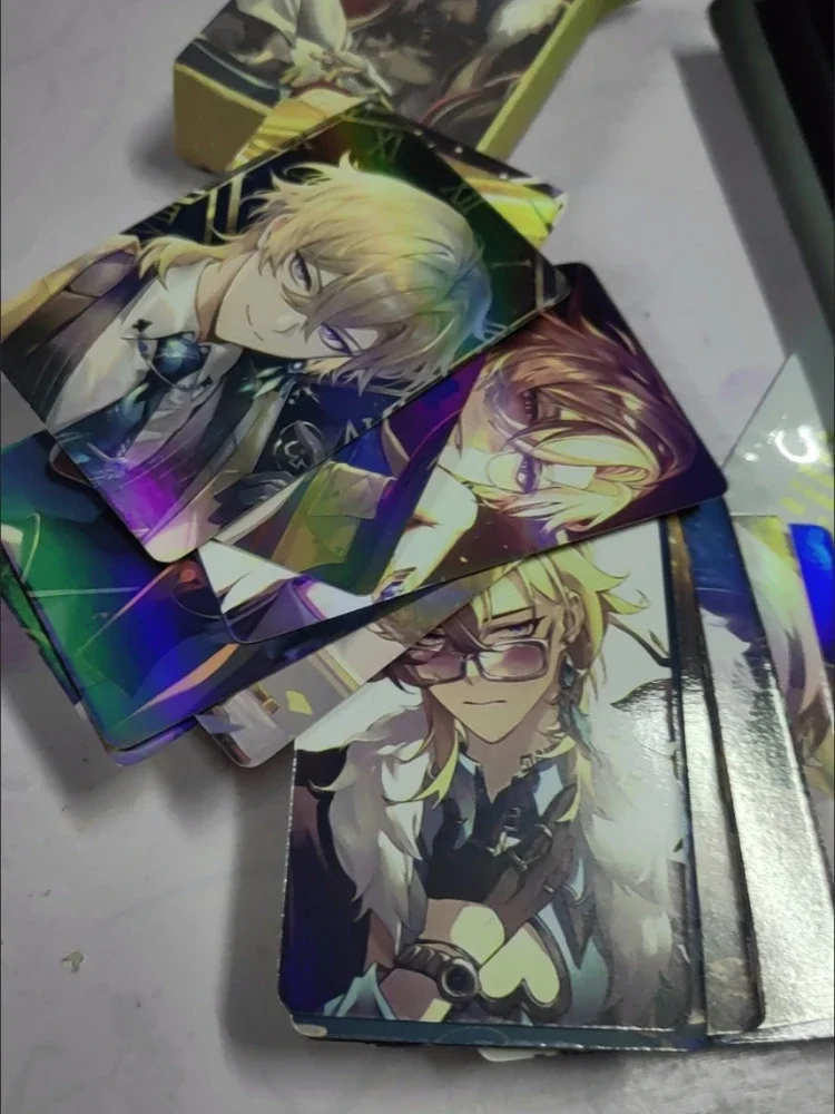 

Honkai:Star Rail Aventurine 55 шт., 3 спинки карт, декор, лазерная ломо-карта, фотокарта, HD-альбом, фотокарта для фанатов, коллекция открыток