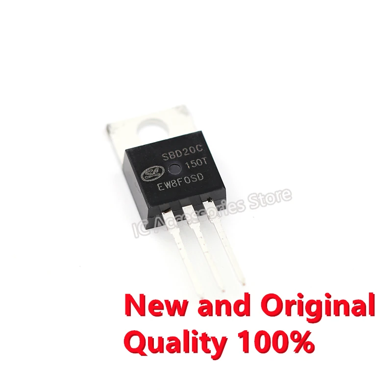 10PCS SBD20C150T TO-220-3L Schottky Diode 150V 20A 900mV@10A Brand new original