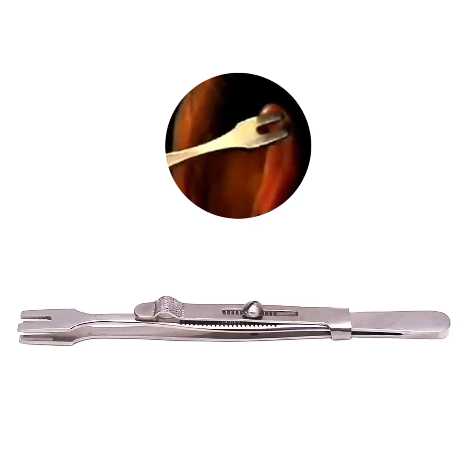 Body Piercing Tweezer Self-Locking Body Piercing Tool for Ear Piercing