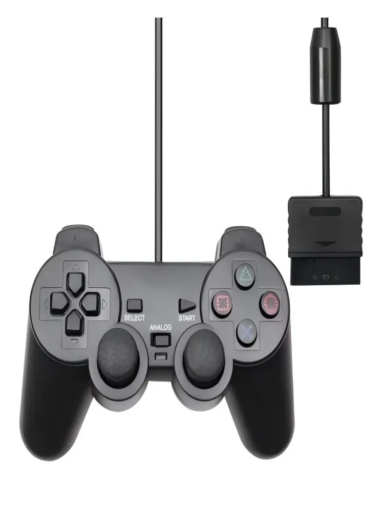 Bedrade gamepad voor Sony PS2-controller Game Joystick Trillingsgamecontroller voor PlayStation 2 Ps2-controller Game - afbeelding 2