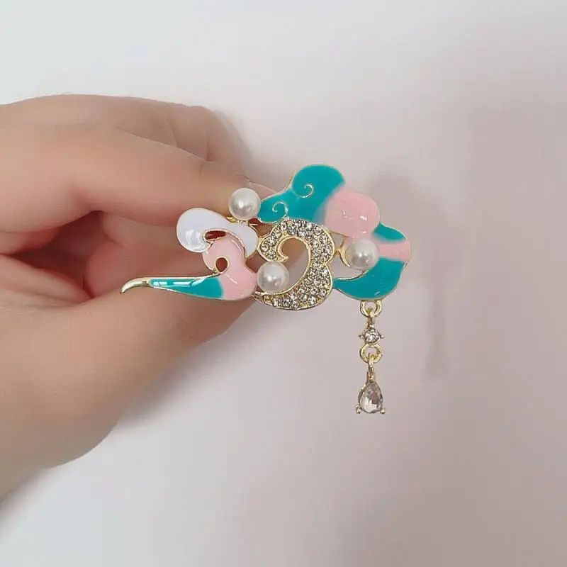 أزياء رائعة النمط الصيني دبابيس سحابة ميمونة للنساء الملابس معطف اكسسوارات الحفلات الهدايا