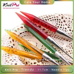 1 Pair Knitpro 11.7cm Trendz Acrylic Interchangeable Circular Knitting Needles Knitting Chopsticks Diy Sweater Knitting Spokes