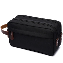 Borsa da toilette per uomo, kit da viaggio, organizer da barba da bagno per articoli da toeletta, organizer notturno, beauty case