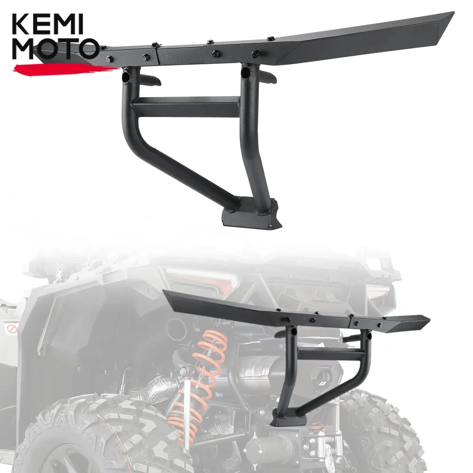 #2882020 KEMIMOTO ATV Front Rear Bumper Protector Brush Guard Compatible with Sportsman 850 / XP 1000 2017-2023 2024 2025