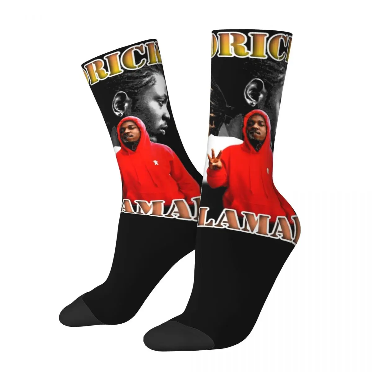 Vintage Kendrick Lamar Rapper Bootleg Merch Socken rutsch feste Sport Mittel rohr Socken süß für Herren beste Geschenk idee