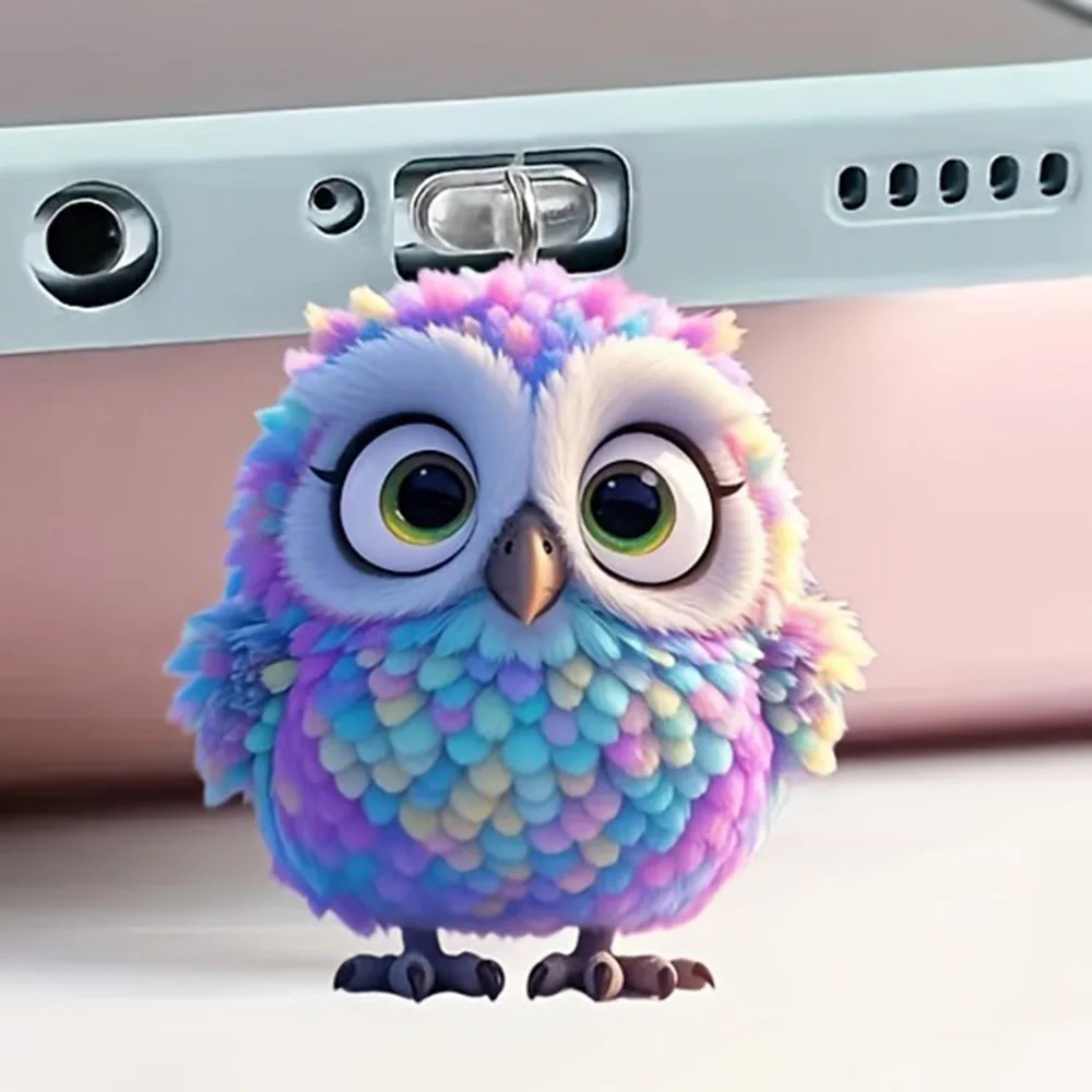 Connector Dust Plug High-Quality Type-C Dust Plug Owl Dust Plug Universal For Android Phones Gift Samsung