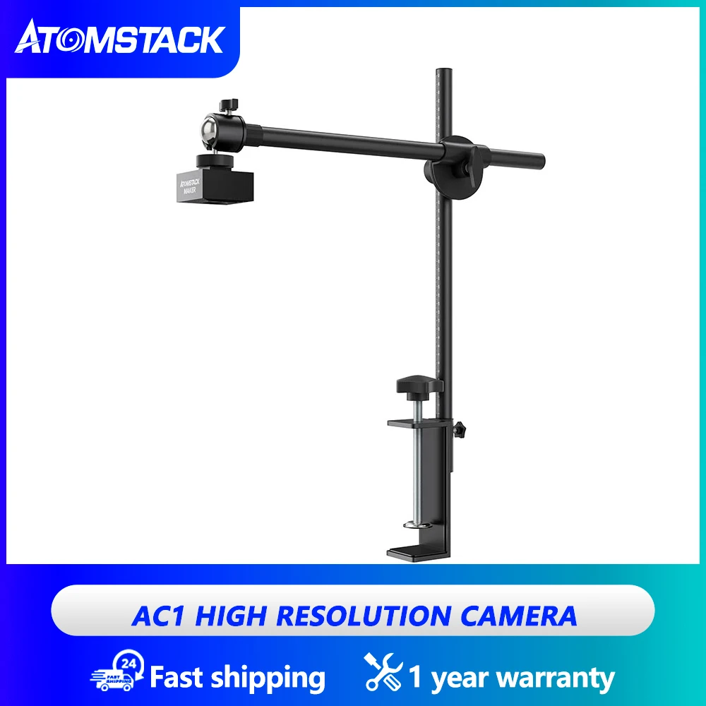 Atomstack Ac1 Lightburn High-Precision Phase Camera 1Mm Precise Positioning Work Surface 400*400Mm Laser Engraving Machines