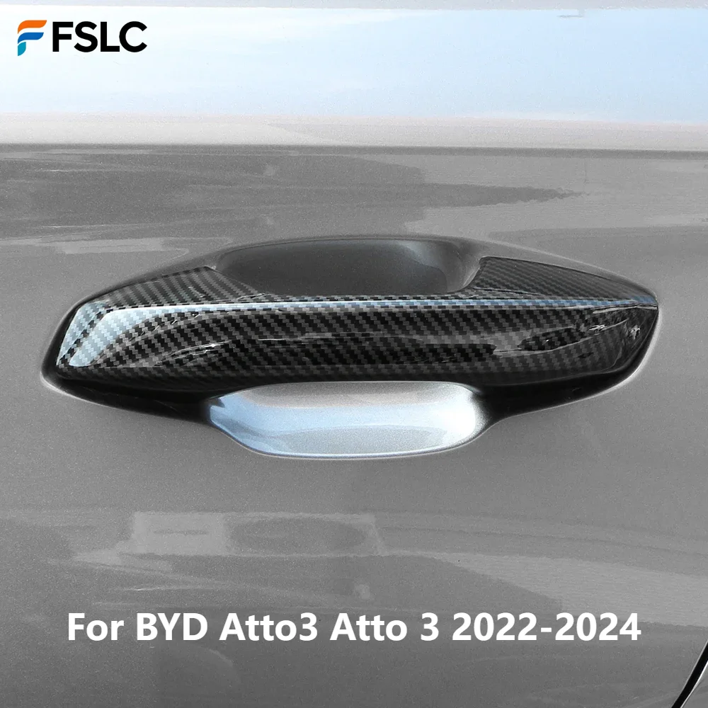 ⭐genuine⭐-car-upgrade-for-byd-atto-3-2022-2024-door-handle-covers-abs-carbon-fiber-look-lhd-rhd-exterior-trim-accessories