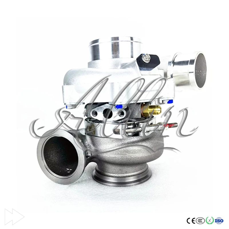 Turbocharger 858161-5002S with V-Band Cast Iron Turbine Housing AR 0.72 G25-550 G25 Turbo Performance Standard Rotation