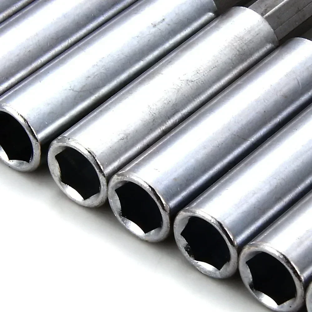 STONEGO 1PC/10PCS 60mm Magnetic Screwdriver Extension Set, Heavy Duty 1/4" Hex Shank Bit Holder