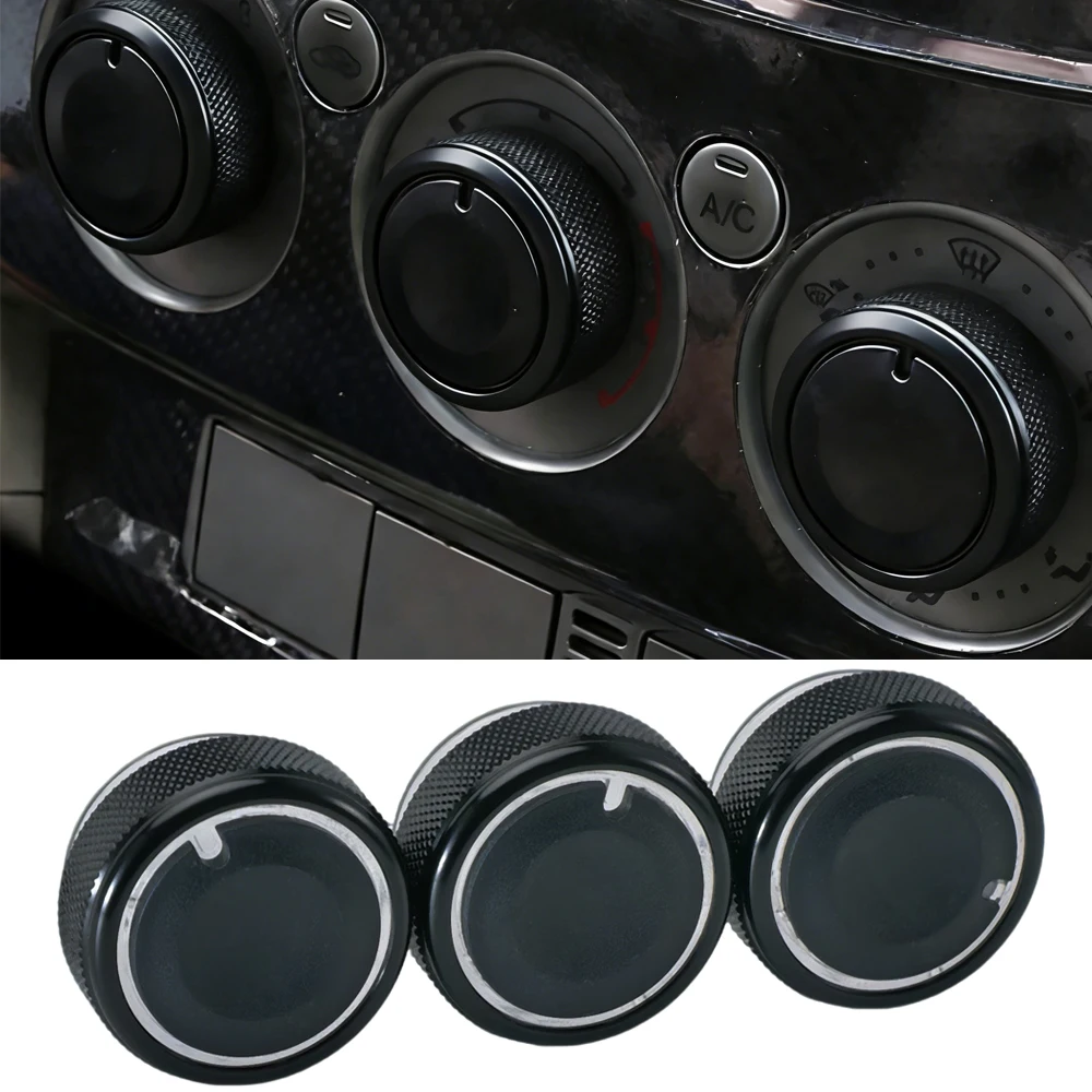 

3pcs/Set Car Air Conditioning Turning Switch Knob AC Knob for Ford Focus 2 MK2 Focus 3 MK3 2005-2017 Mondeo C-MAX