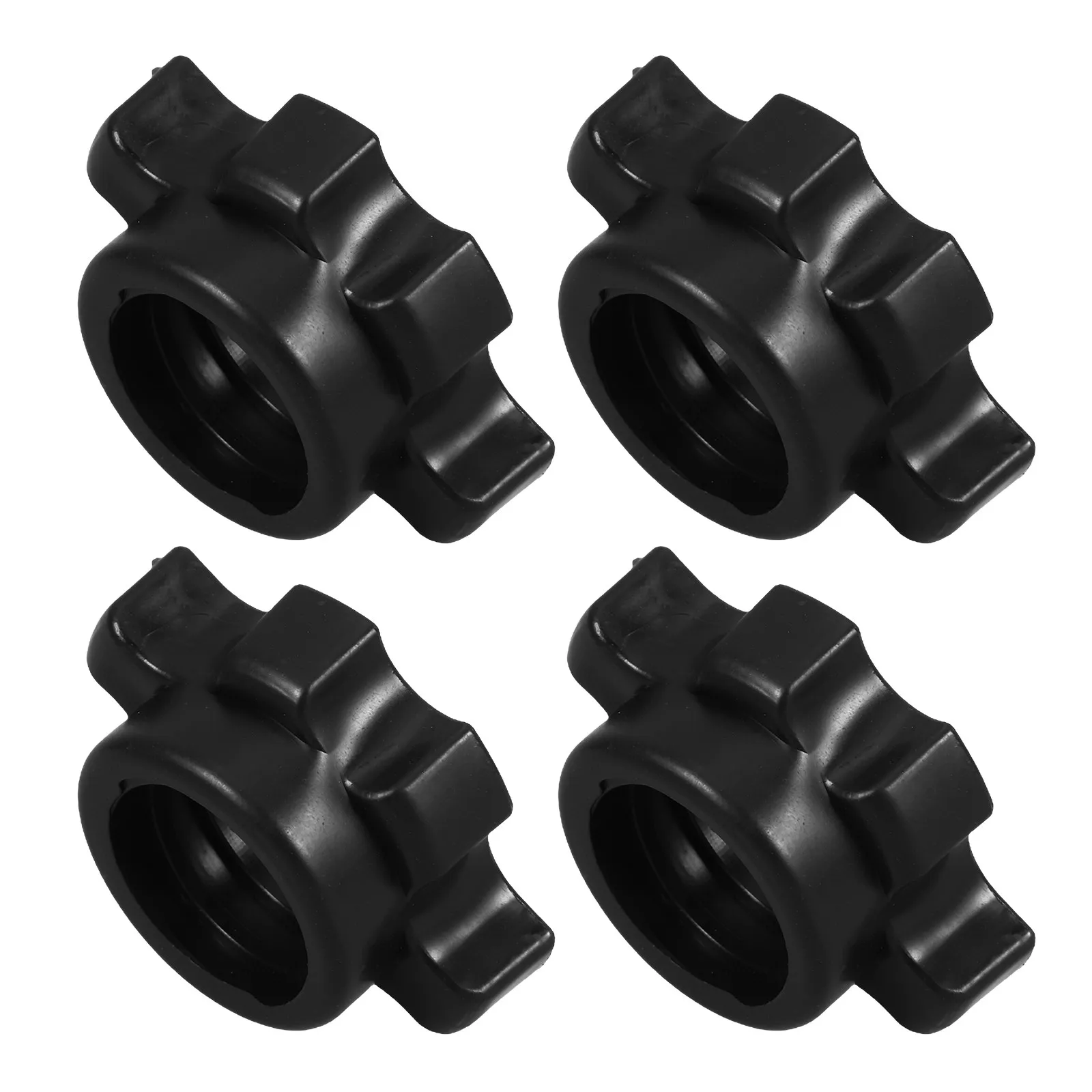 4Pcs Plastic Dumbbell Lock Nut Barbell Screws Fixing Fitting for Adjustable Dumbbell Equipment Accessories