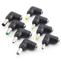 8 Type Right Angle DC Female Connector Power Supply Adapter Universal 5.5 mmx2.1 Mm  Plug Jack DC Charger For Laptop D5