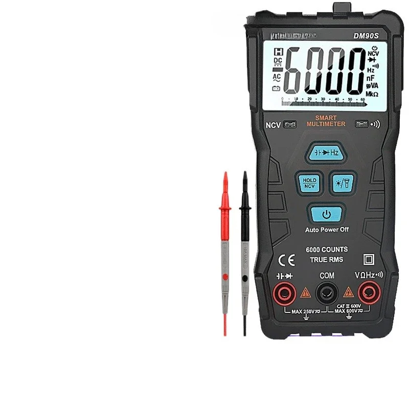 

High-speed intelligent multimeter DM90S automatic high-precision electrician anti-burn small universal meter