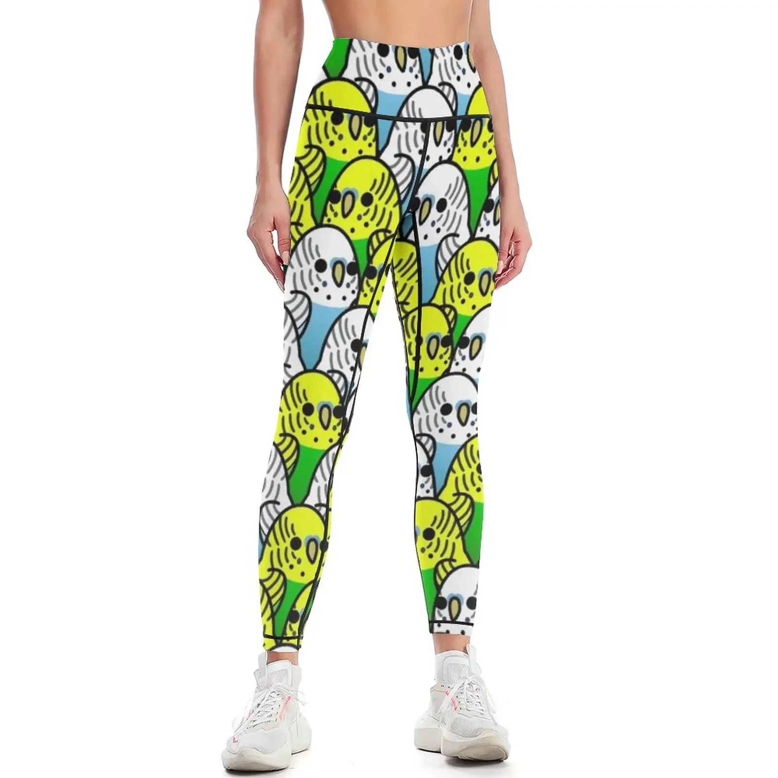 Too Many Birds! - Budgie Squad 1 Leggings sporty woman gym for girls fitness set gym trousers Womens Leggings