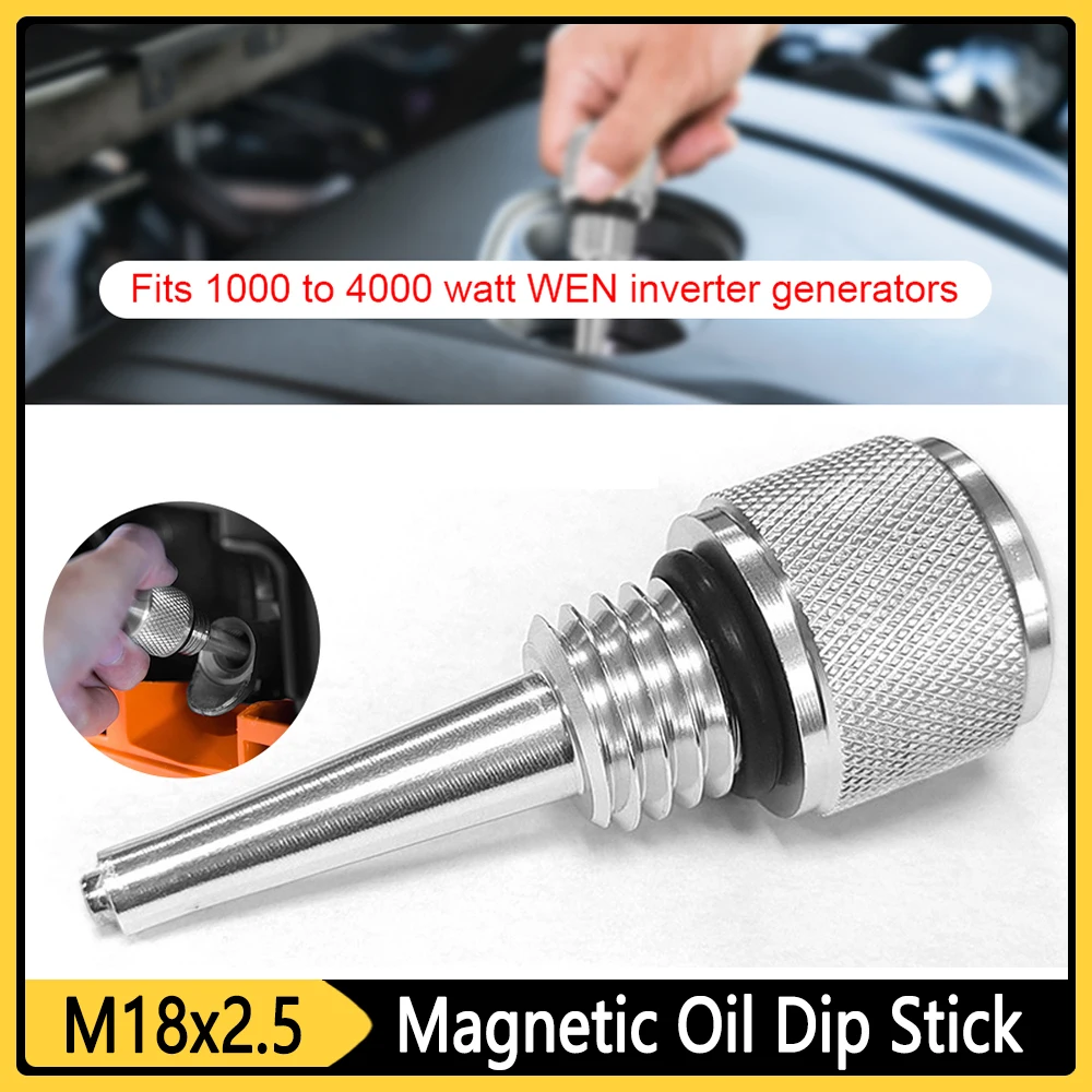 

Магнитный масляный щуп M18x2.5 для генератора WEN 56125i 56200i 56202i 56203i 56225i 56235i 56310i56310i-RV 56380i GN400i