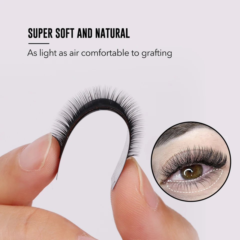 Bottom Lower Lashes 5mm 6mm 7mm Short Individual Lashes Natural Under Bottom Lash Extension Synthetic Mink Eyebrow Lashes Makeup