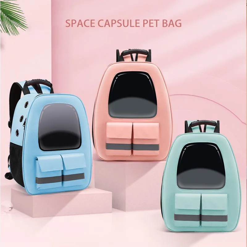 Travel Pet Carrier Bag for Small Dog Cat Carring Transport with Safety Strap Pet Accessories Reflective Cat Backpack Breathable