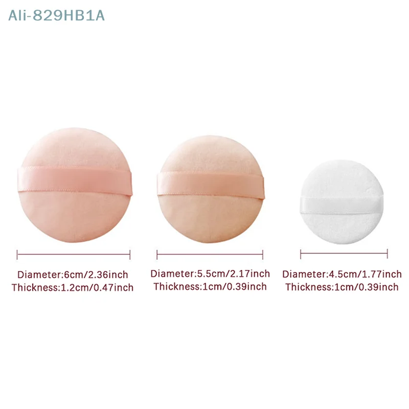 Crystal Velvet Powder Foundation Puff Professional Round Shape Portable Soft Cosmetic Puff Makeup Foundation Sponge Beauty Tool