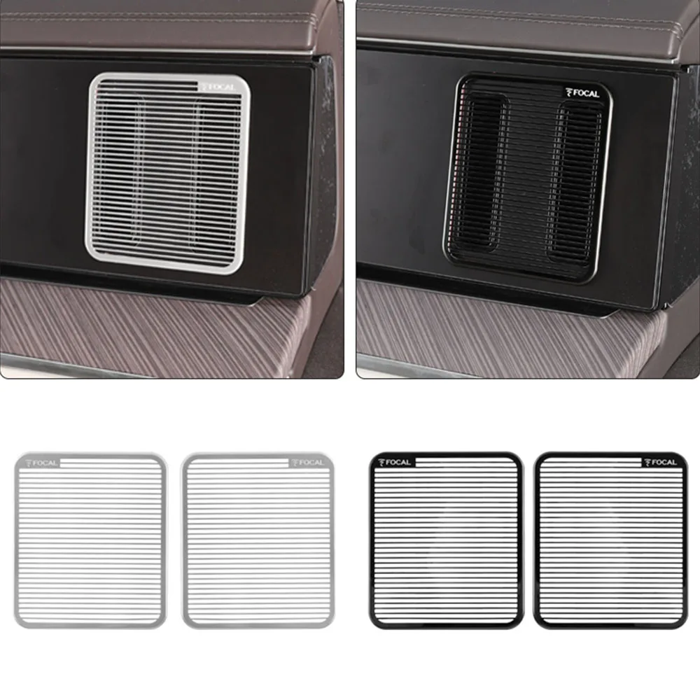 

Маски для выпуска воздуха с обеих сторон приборной панели для Denza N9, аксессуары для внутренней модификации, 2 шт., пылезащитный чехол из нержавеющей стали