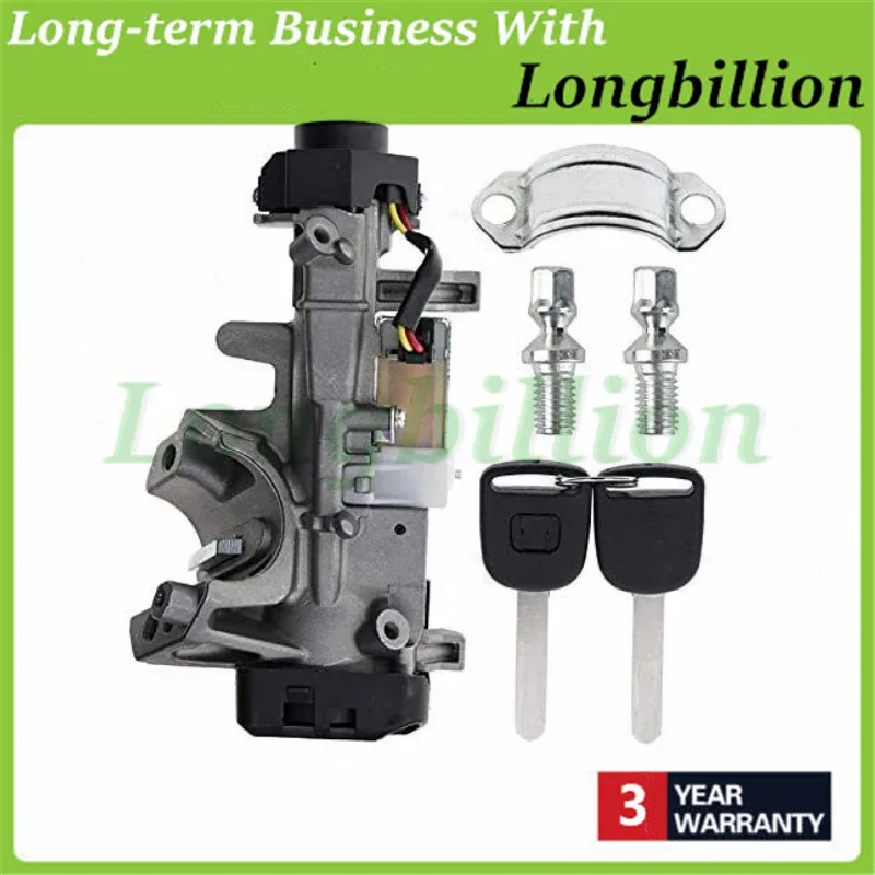 

35100-SDA-A71 06350-SAA-G30 Цилиндр замка зажигания Auto Trans с 2 чип-ключами для Honda Accord Civic CRV 2003-2007