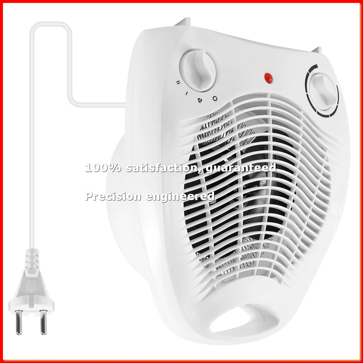 

2000W Electric Fan Room Heater 220V Portable Electric Space Heater Mini 3 Heating Settings Air-A13G