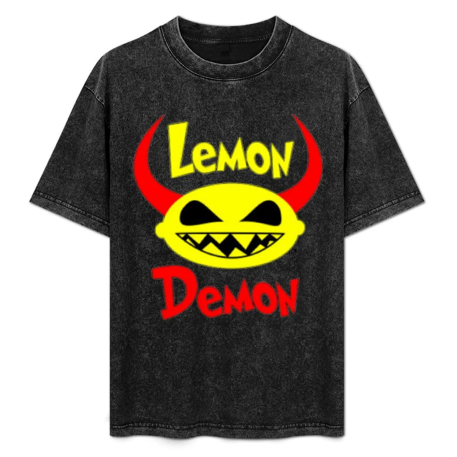 

LEMON DEMON T-Shirt Casual Graphic Print Tee