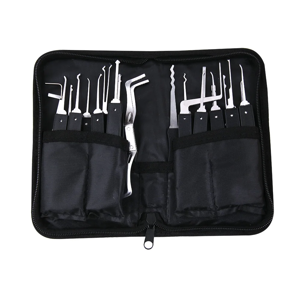 

KLOM Premium 20-pcs residential Car lock cylinder special tool Kit Professional Locksmith Supplies Tools