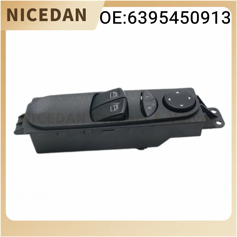 6395450913 Novo Interruptor de Vidro Elétrico para Mercedes Benz Vito Viano Mixto Kasten W639 2003-2014 A6395450913 6395450113