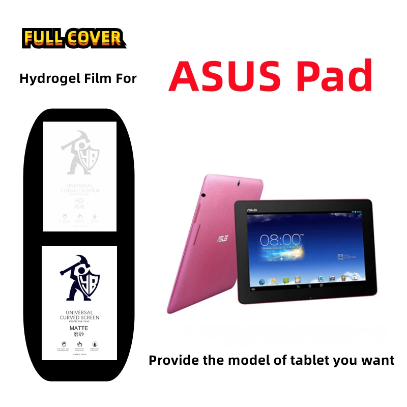 2 Stück matte Hydro gel folie für Asus Memo Pad FHD 10 Displays chutz folie für Asus Memo Pad Smart10 HD 7 Schutz folie TPU volle Abdeckung