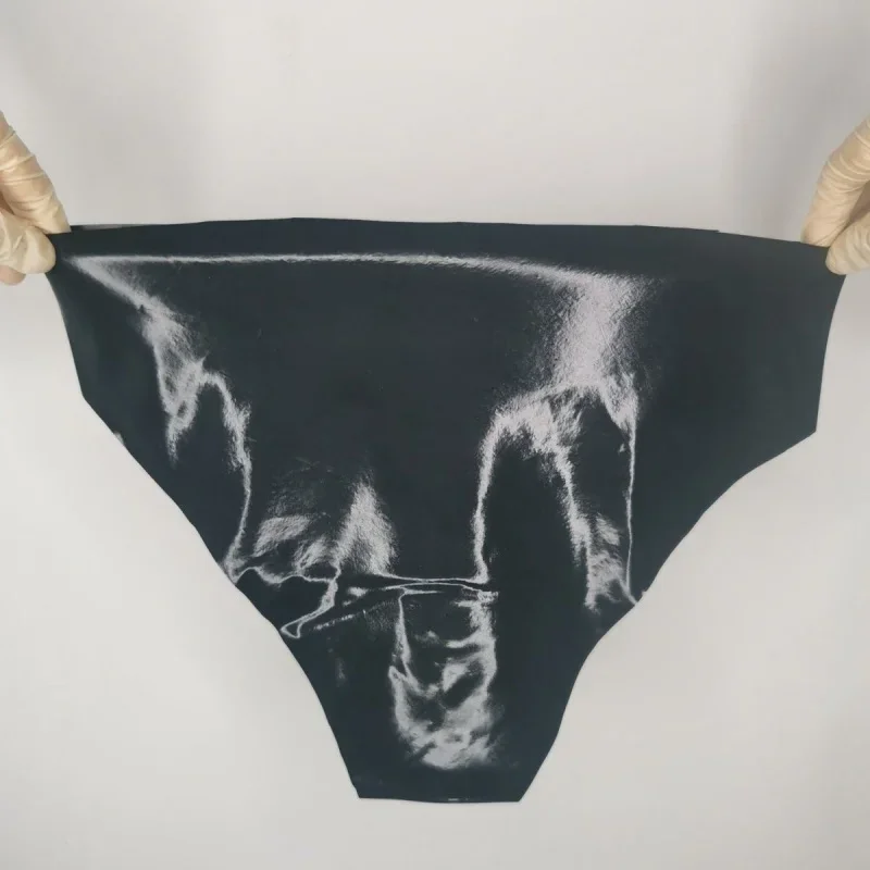 남성용 섹시한 라텍스 원피스 심리스 시스 브리프, 시시 커플 속바지, 고무 에로틱 언더팬츠 타이즈 팬티