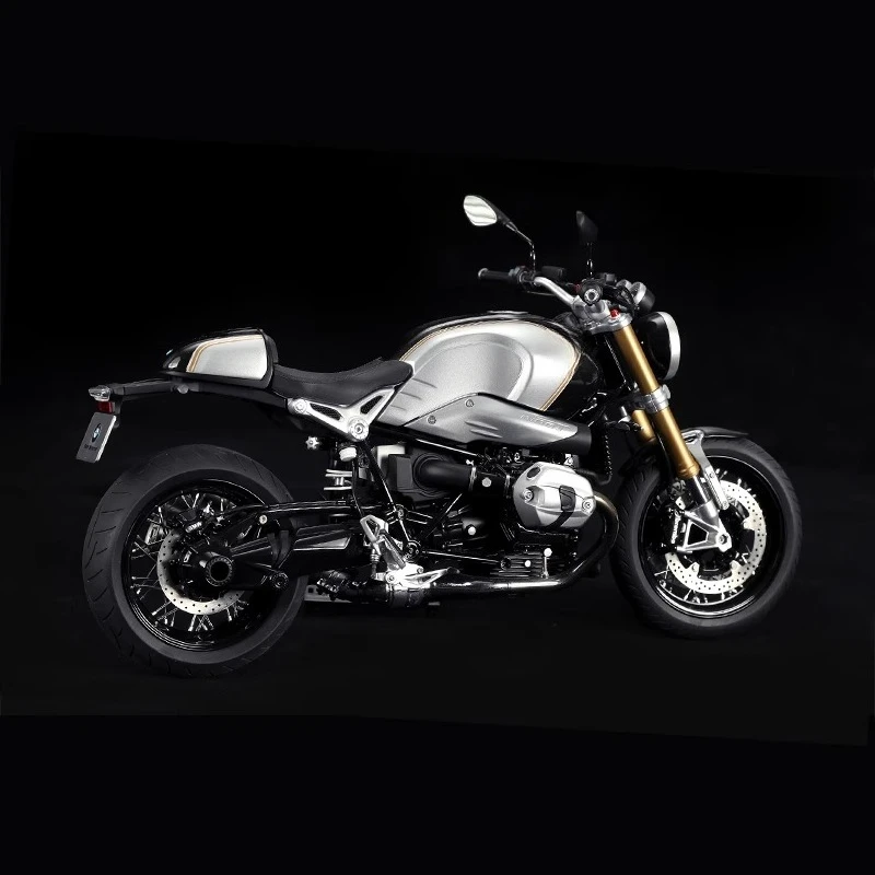 MENG MT-003 motocicleta nineT, edición Regular (no prepintado) Kit de modelo a escala ensamblado 1/9, juguete DIY, coleccionar regalos de cumpleaños