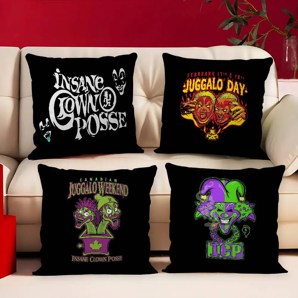 Band Underground I-Insane Clown Posse Pillow Gift Home Office Decoration Bedroom Sofa Car Cushion Cover case 45x45