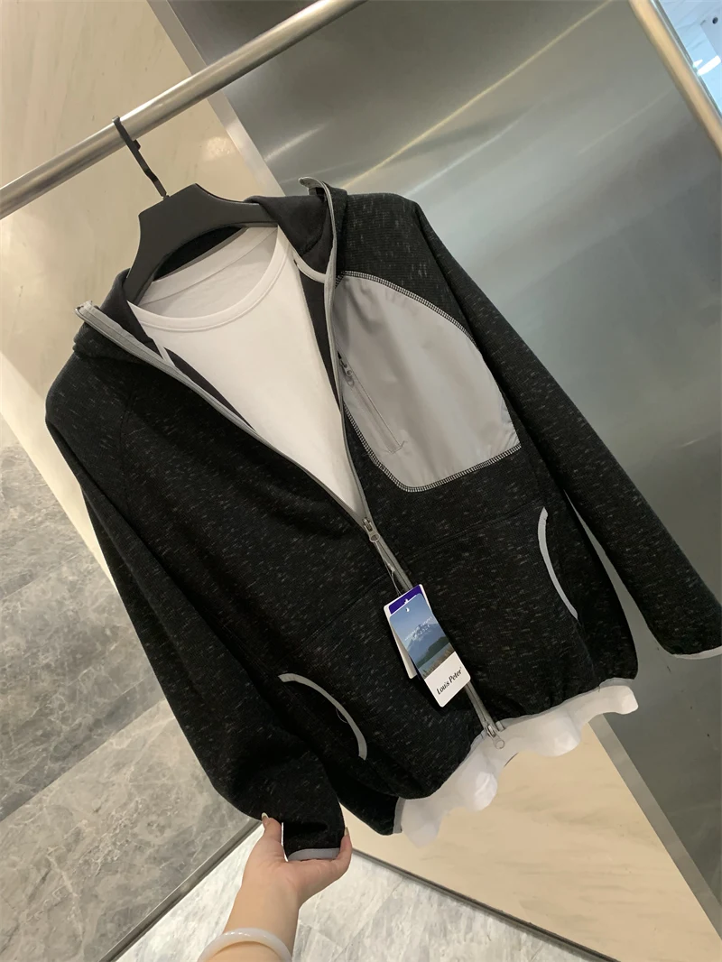 Premium Quality Men's Hooded Woolen Casual Jacket Corn Pattern Velvet Sports Autumn Winter Outerwear Standard Fit Long Sleeve