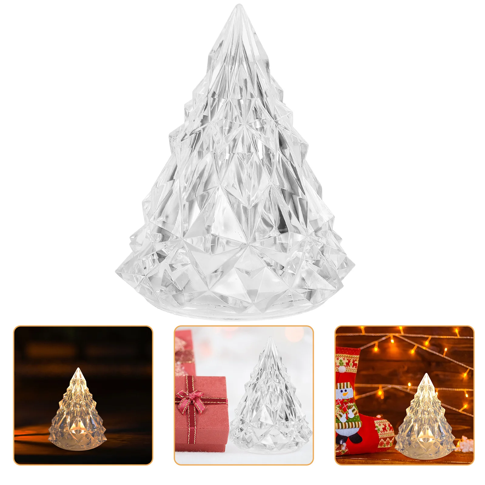 

Crystal Iceberg Night Light Mountain Shaped Acrylic Table Lamp For Bedroom Aesthetic Decorative Lighting Small Night Light