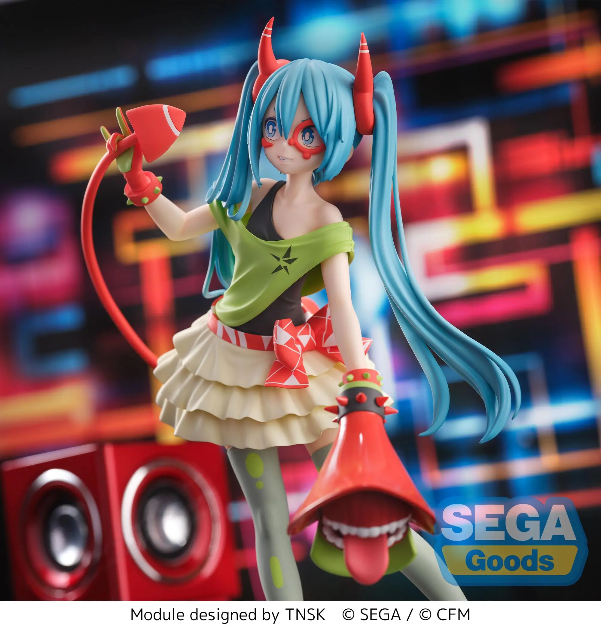 In Stock Anime Figures Sega Hatsune MIKU DIVA X FIGURIZM A DEMONSTAR PVC Action Figure Toys Figurine Model Birthday Gifts 22cm