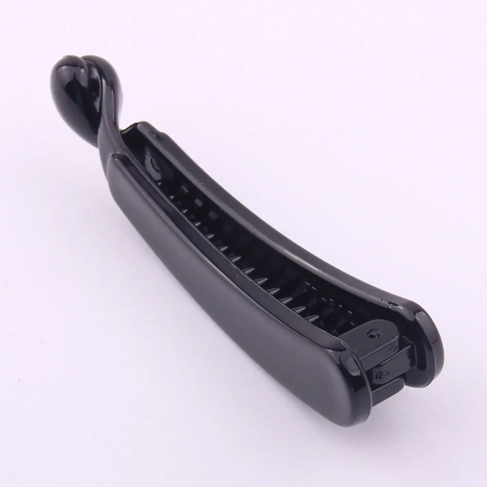 

6 Pcs Hair Clips for Banana Small Barrettes Women Hairpins Fine Ponytail Black
