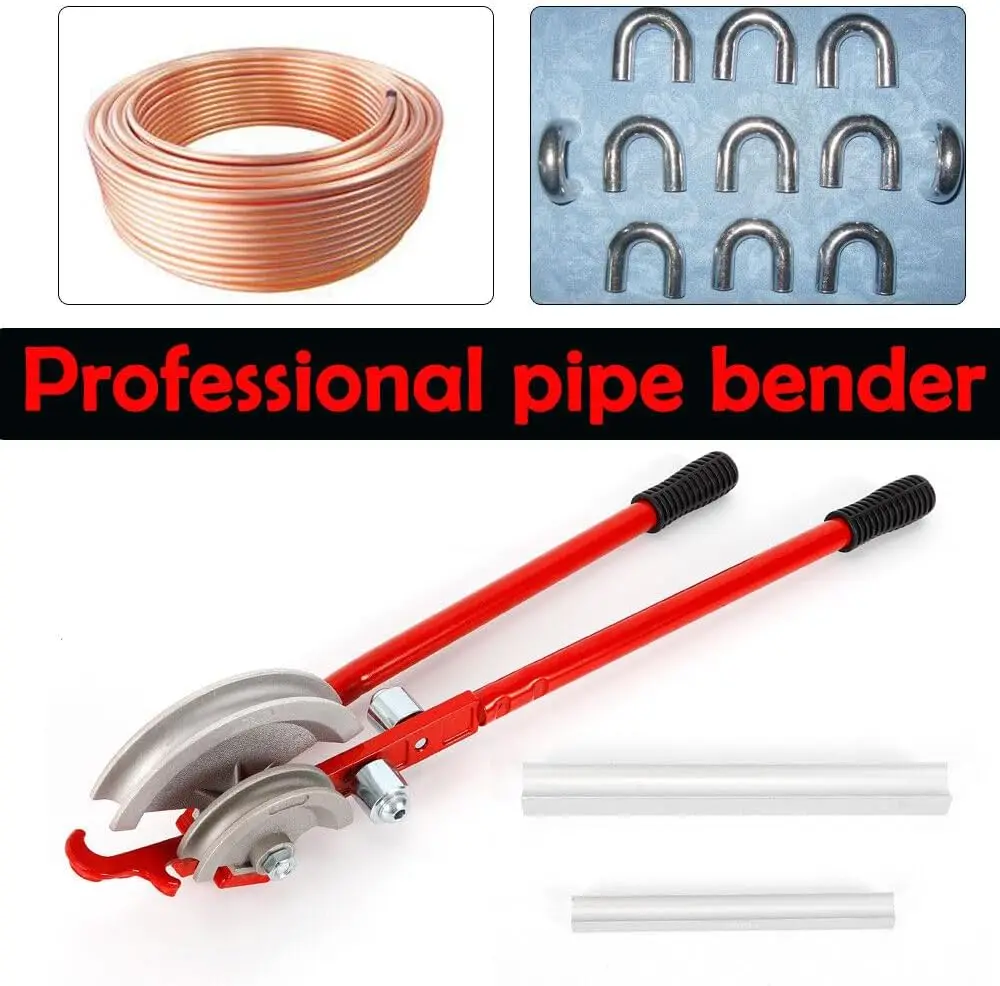 15 mm/22 mm Handbiegezange mit 2 Metall-Druckrollen, Professionelle Manuelle Rohrbiegezange, Robustes Rohrbiege-Set – Detail 3