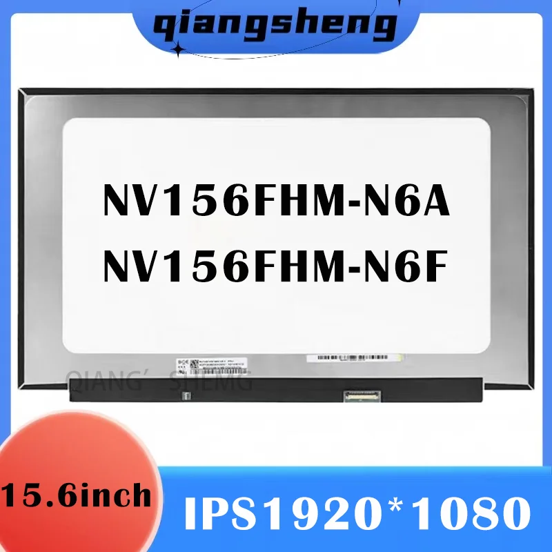 

15.6'' 300 cd/m² Laptop LCD Screen NV156FHM-N6F NV156FHM-N6A FHD 1920*1080 100% sRGB EDP 30Pins Display Matrix New Replacement