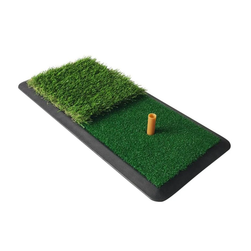 

Hot Mini Golf Pad 25X54cm Rubber Bottom Multifunctional Mini Golf Pad Golf Rubber Bottom Grass Mat