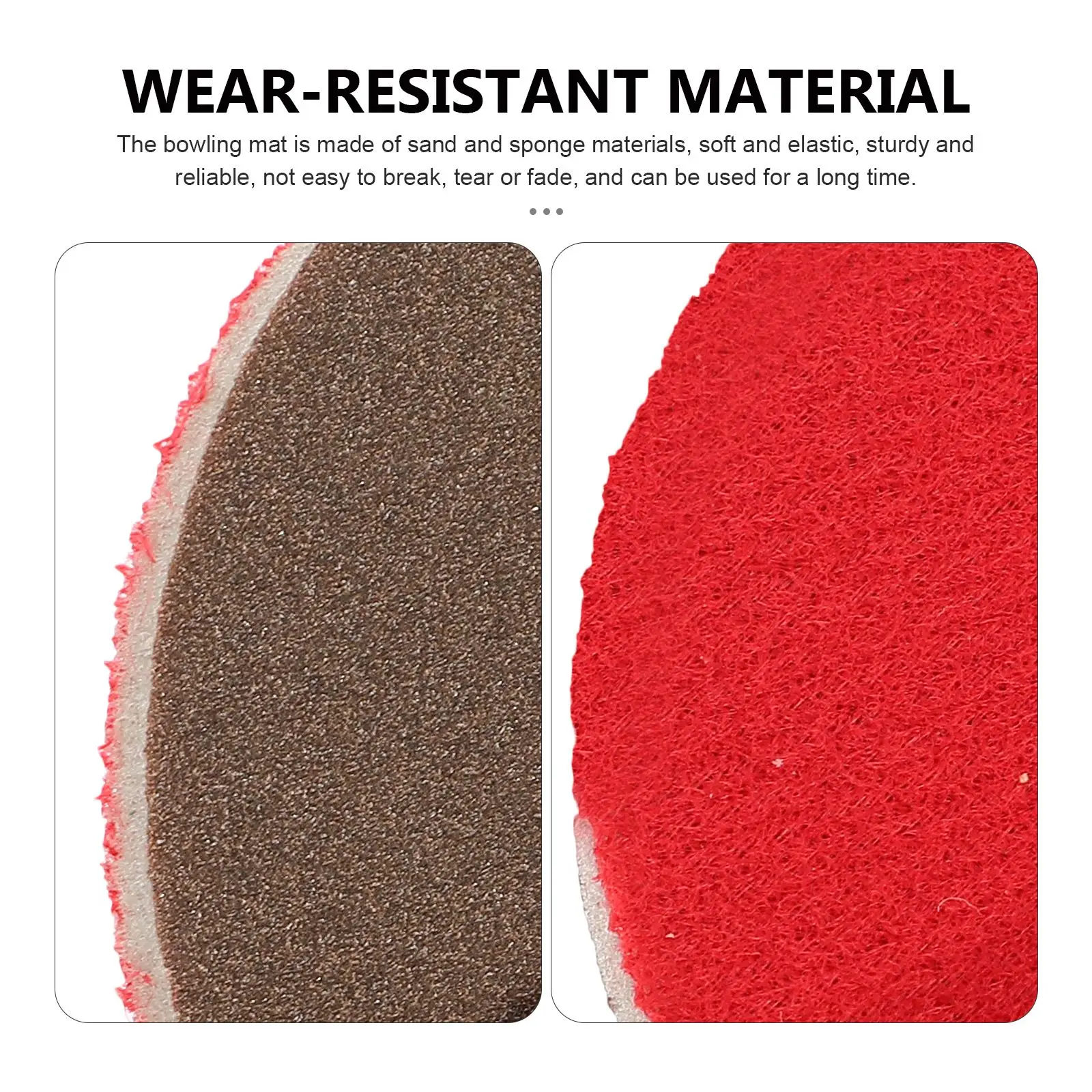 Bowling Ball Pads Kit Polishing Sanding Cleaning Sponge Material Flexible Durable Professional Long Service Life Reusable