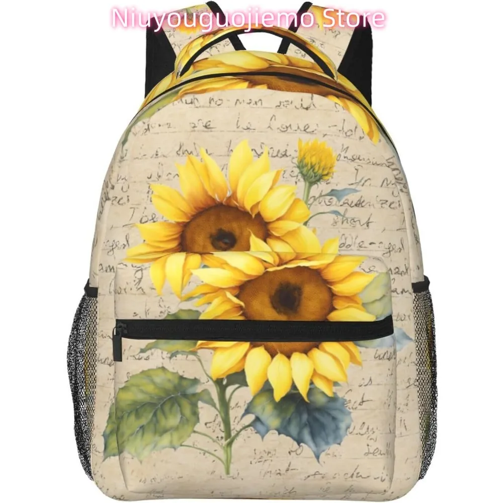 

Sunflower Sheet Music Lightweight Laptop Backpack Lightweight Multipurpose Travel Casual Daypack Unisex College Backapcks for Me