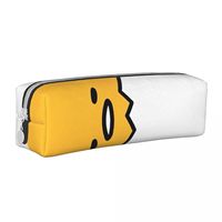Gudetama The Lazy Egg Pencil Cases Pencilcases Pen Holder for Student Big Capacity Bags Students School Zipper Stationery